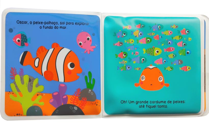 Oscar Explora o Fundo do Mar - Livro Infantil para Banho