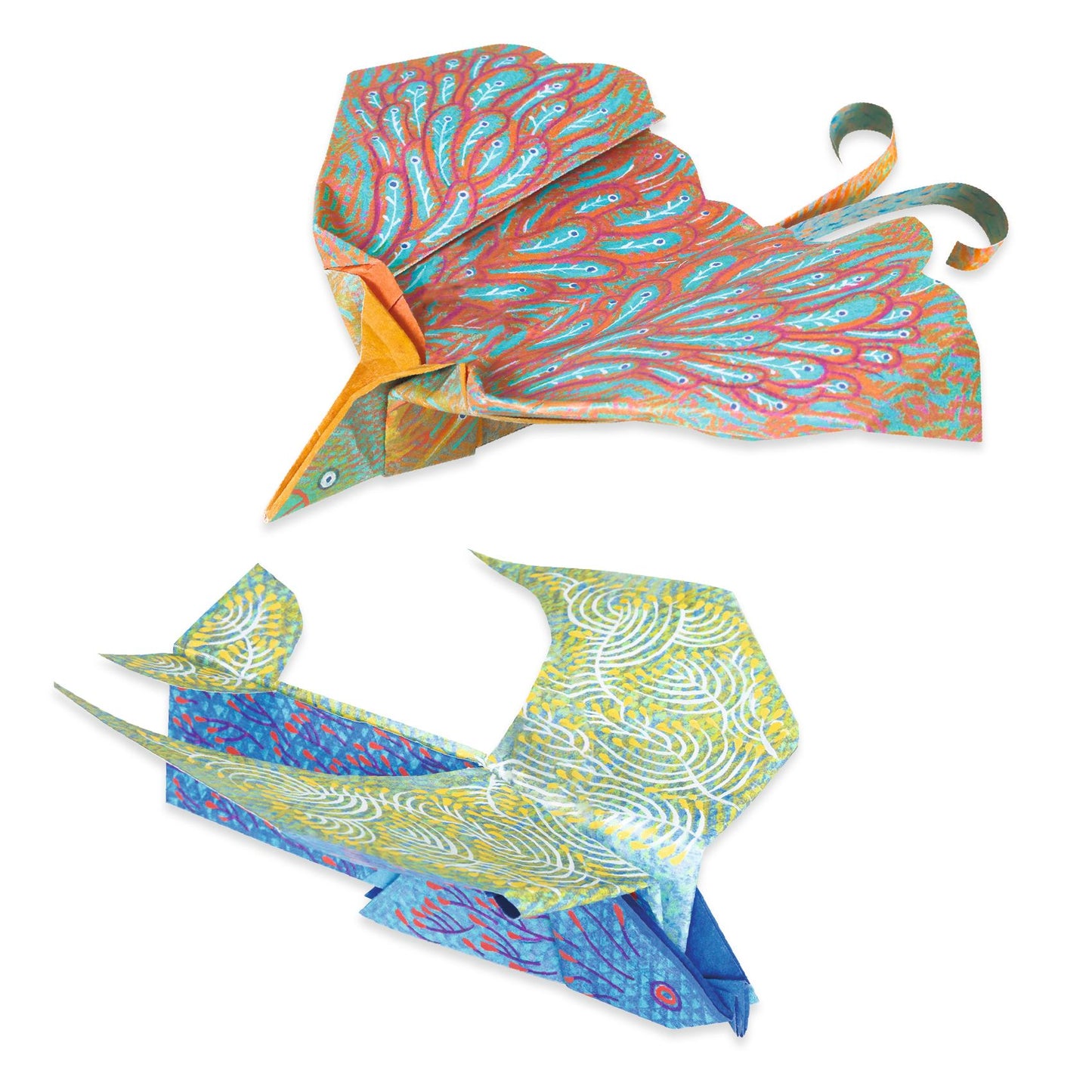 Dobradura Origami Asas Velozes