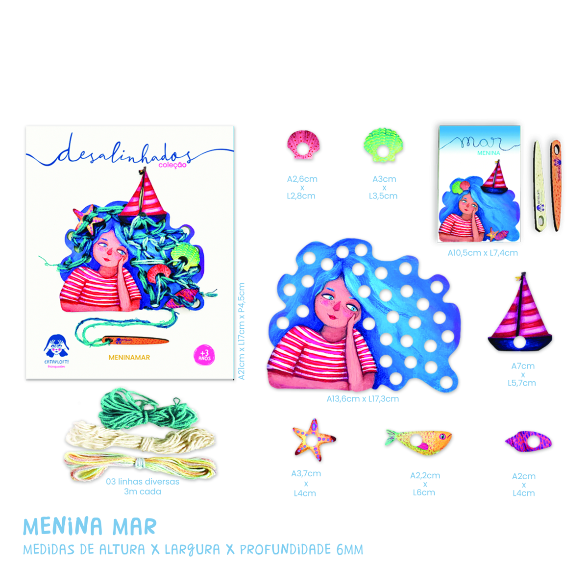 Coleção Desalinhados - Menina Mar