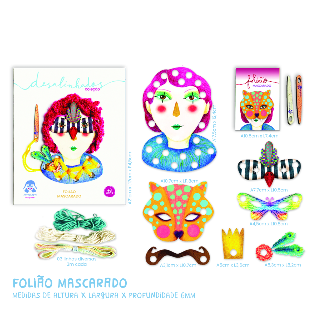 Coleção Desalinhados - Folião Mascarado