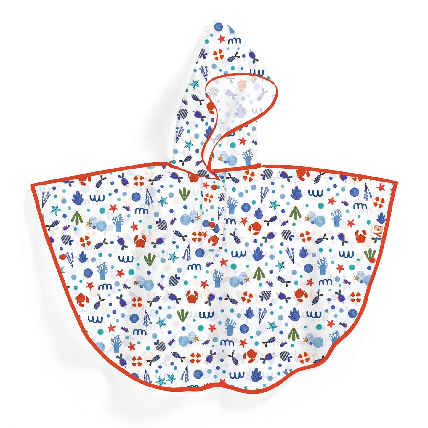 Capa de Chuva Infantil Pequena - Oceano