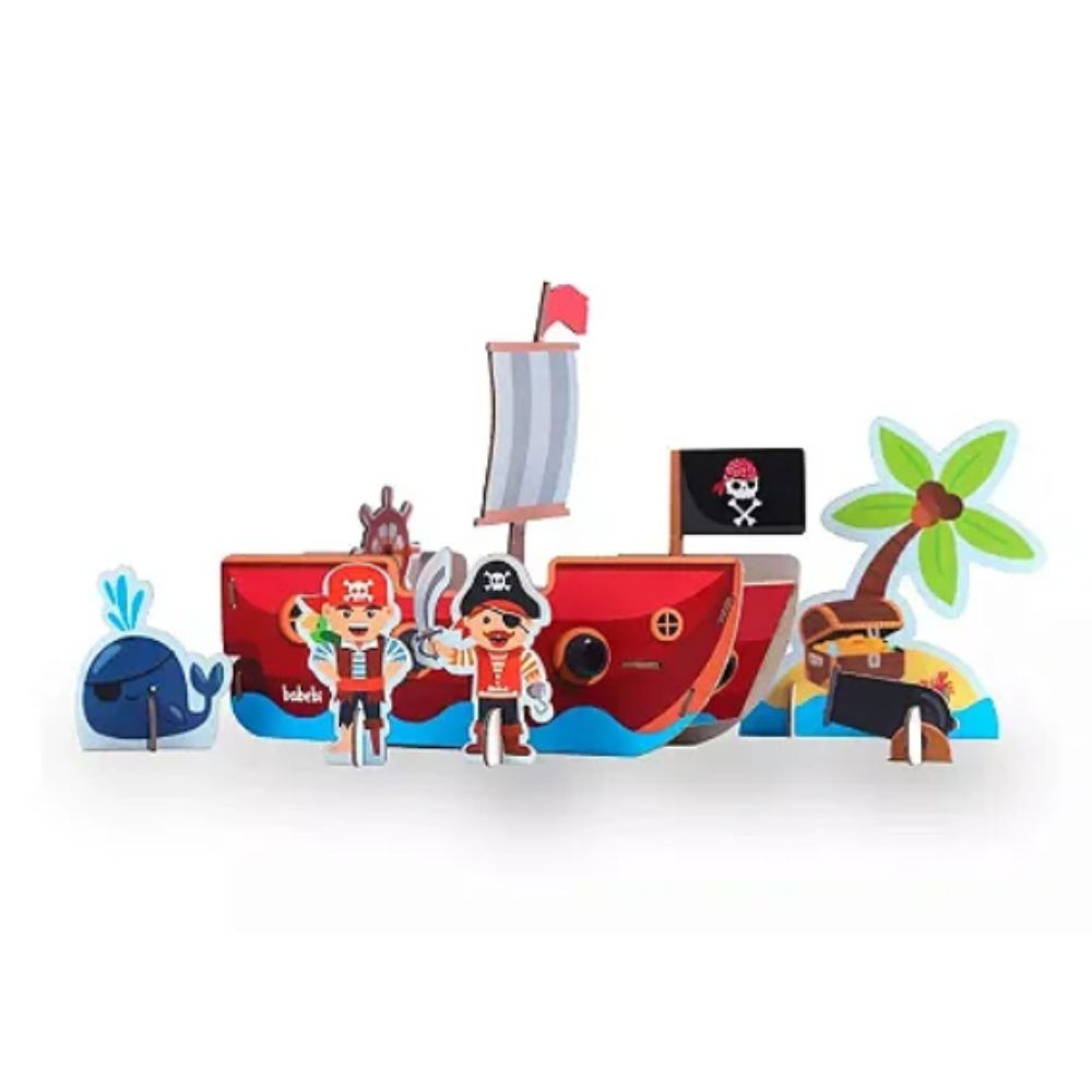 Quebra-Cabeça 3D Pirata