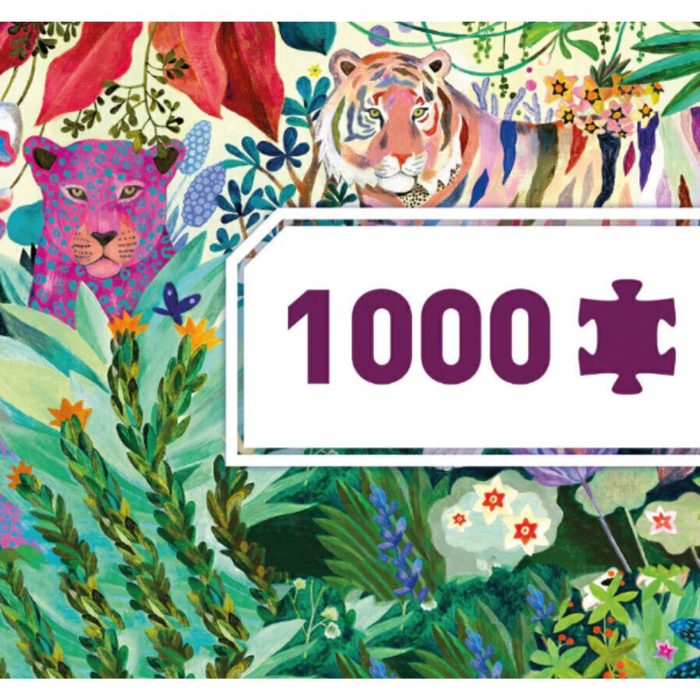 Quebra-Cabeça Tigre Arco-Íris 1000 peças