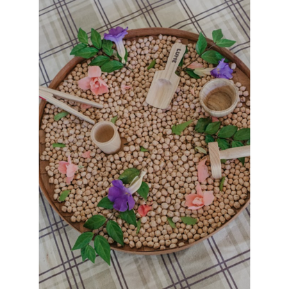 Kit Ferramentas de Jardinagem em Madeira