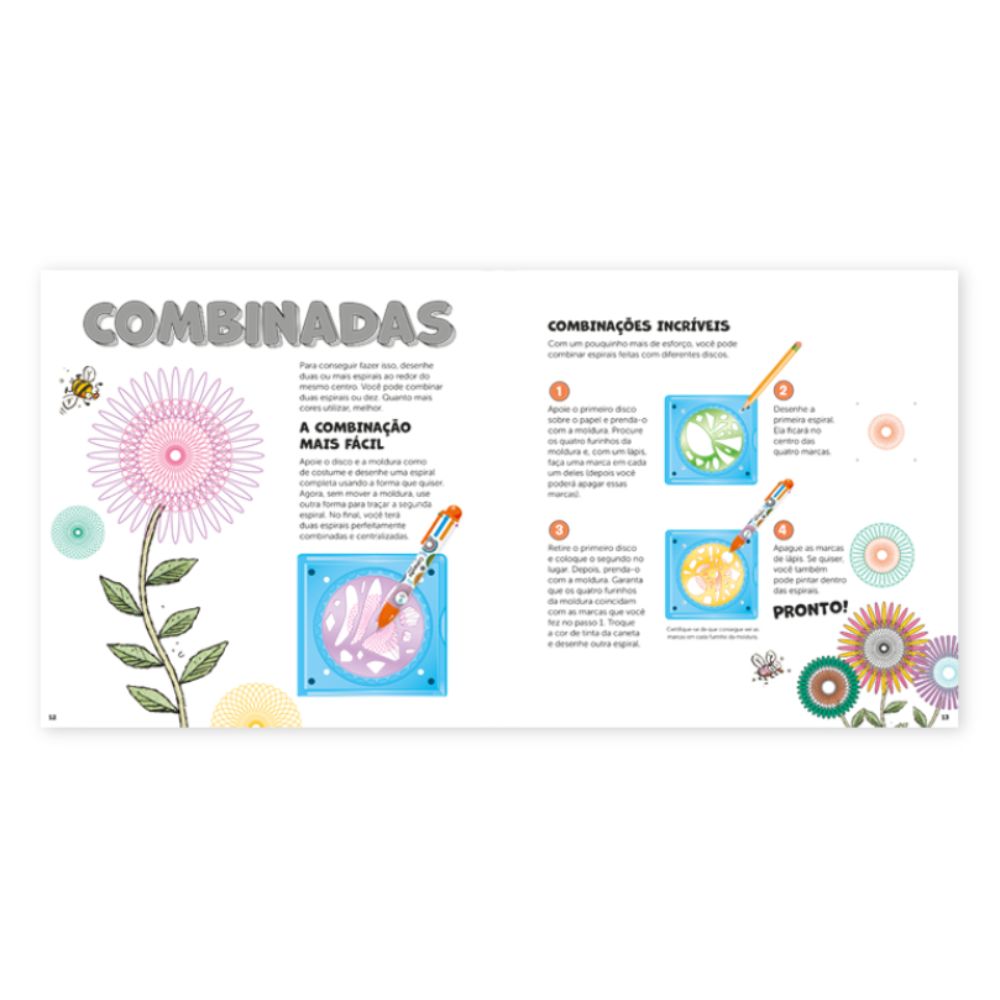 Livro Espirais Coloridas