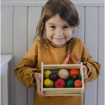 Caixa de Frutas, Legumes e Verduras em Madeira