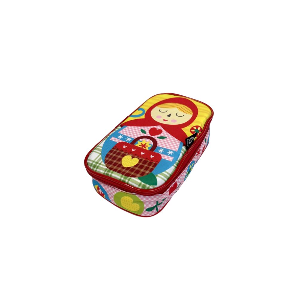 Estojo com Divisórias Chapéuzinho