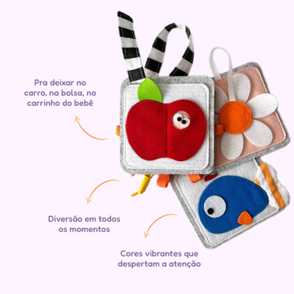 Card Sensorial para Bebês – Estimulação Visual e Tátil