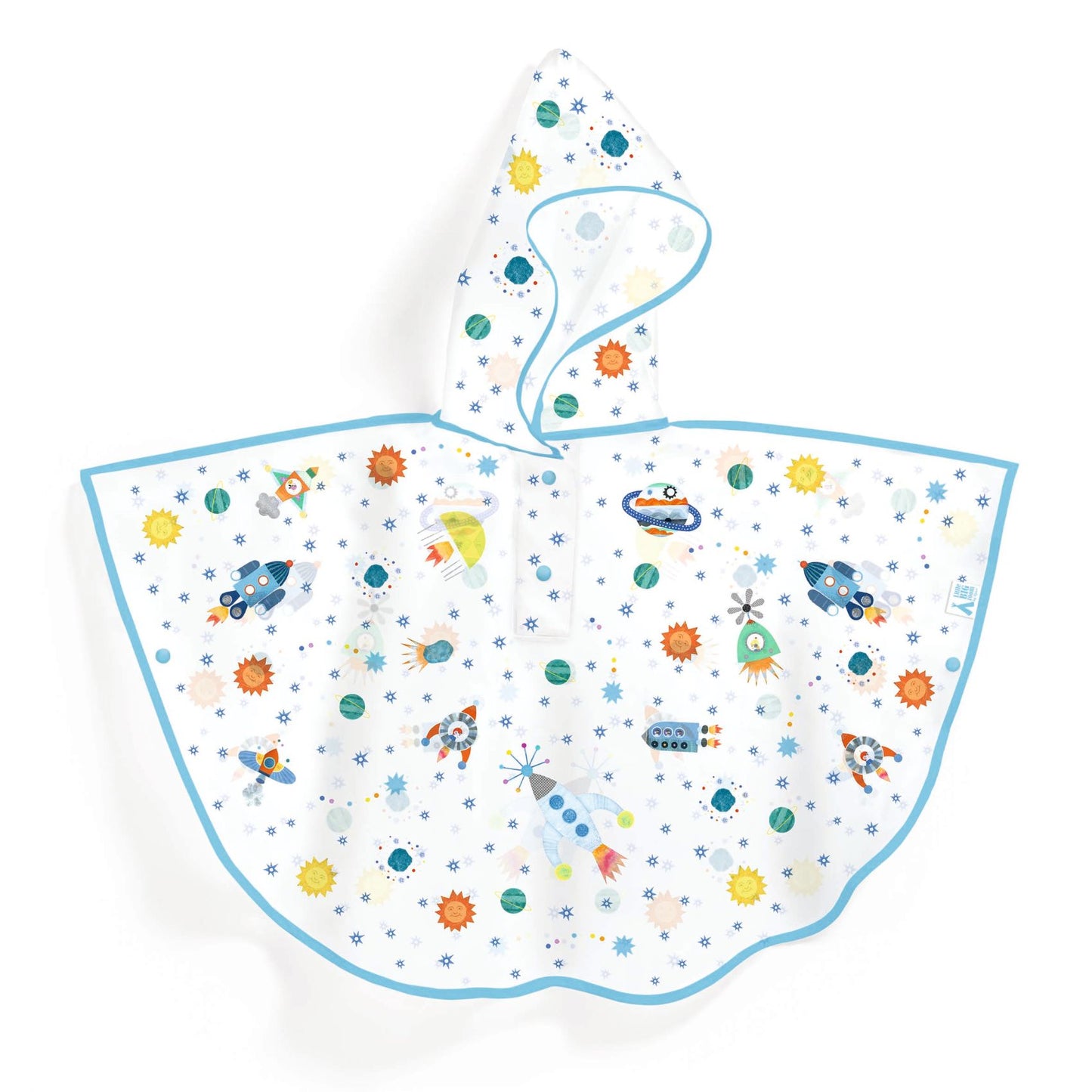 Capa de Chuva Infantil Grande - Foguete
