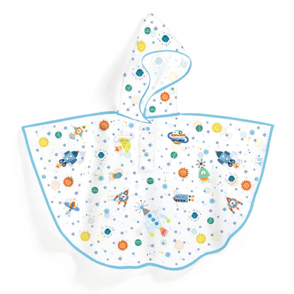 Capa de Chuva Infantil Grande - Foguete