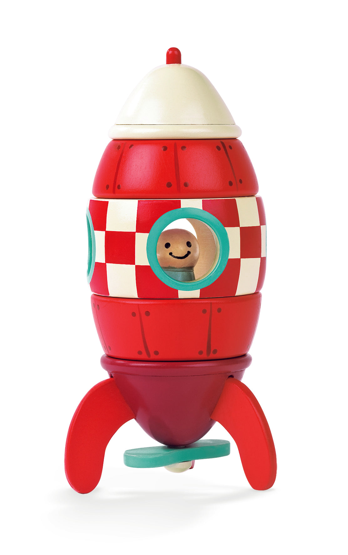 Foguete Magnético Vermelho