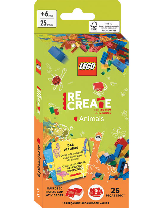Lego Books Recreate Animais