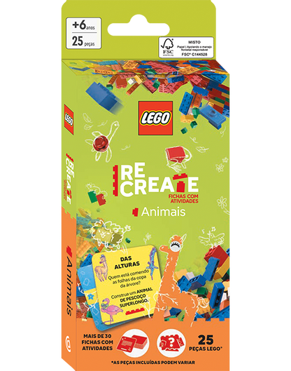 Lego Books Recreate Animais