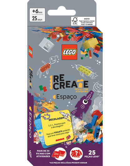 Lego Books Recreate Espaço