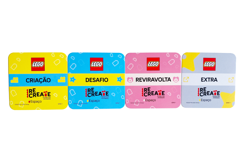 Lego Books Recreate Espaço