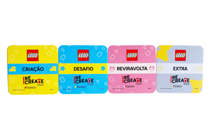 Lego Books Recreate Espaço