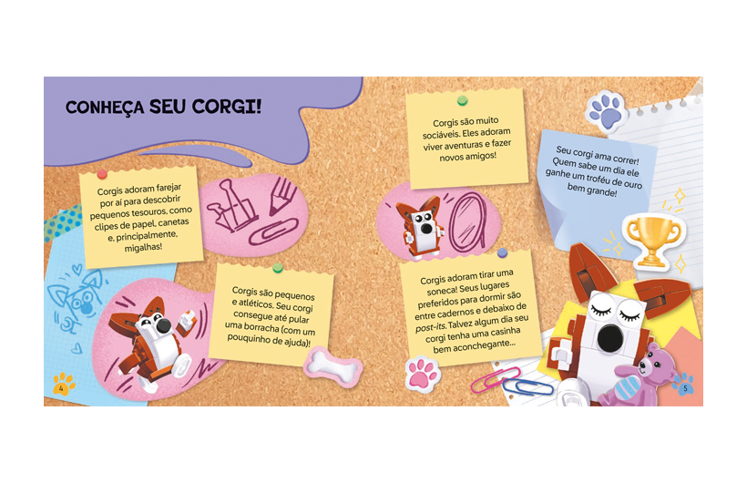 Lego Books Pets de Mesa: Corgi