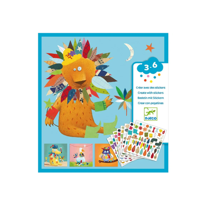 Criar com Adesivos - Animais