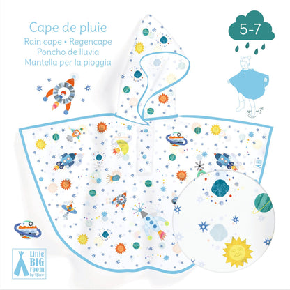 Capa de Chuva Infantil Grande - Foguete