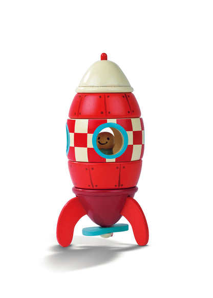 Foguete Magnético Vermelho