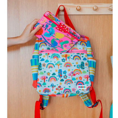 Mochila Quadrada Infantil - Colcha de Retalhos