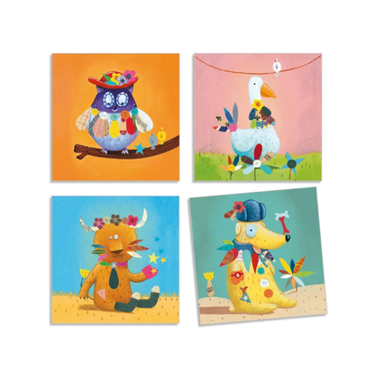 Criar com Adesivos - Animais