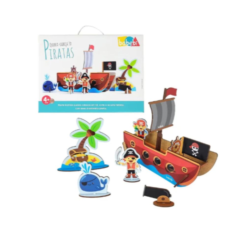 Quebra-Cabeça 3D Pirata