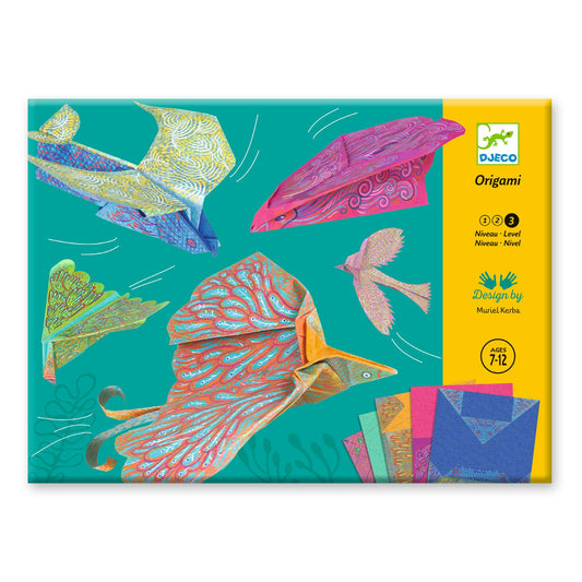 Dobradura Origami Asas Velozes