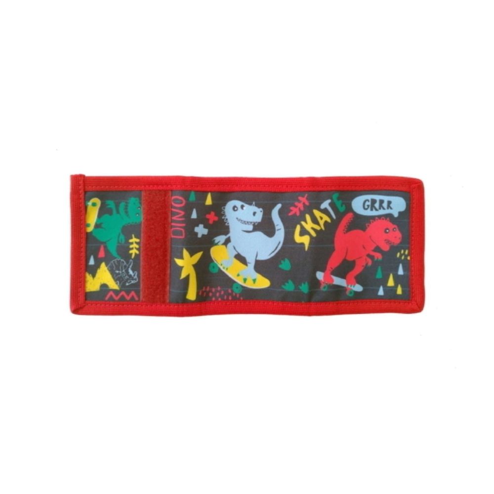 Carteira Infantil Dino Skate