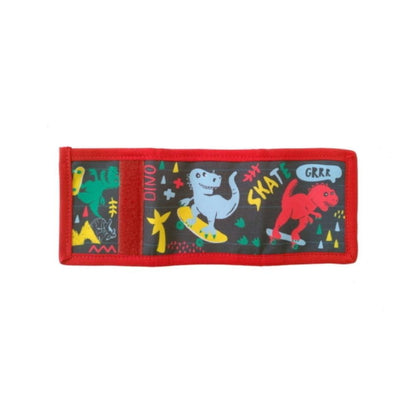 Carteira Infantil Dino Skate