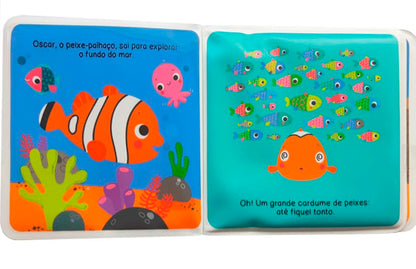Oscar Explora o Fundo do Mar - Livro Infantil para Banho
