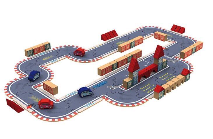 Brincando de Engenheiro Circuito de Corrida 70 Peças