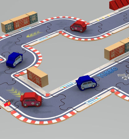 Brincando de Engenheiro Circuito de Corrida 70 Peças
