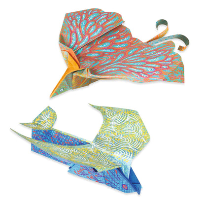 Dobradura Origami Asas Velozes