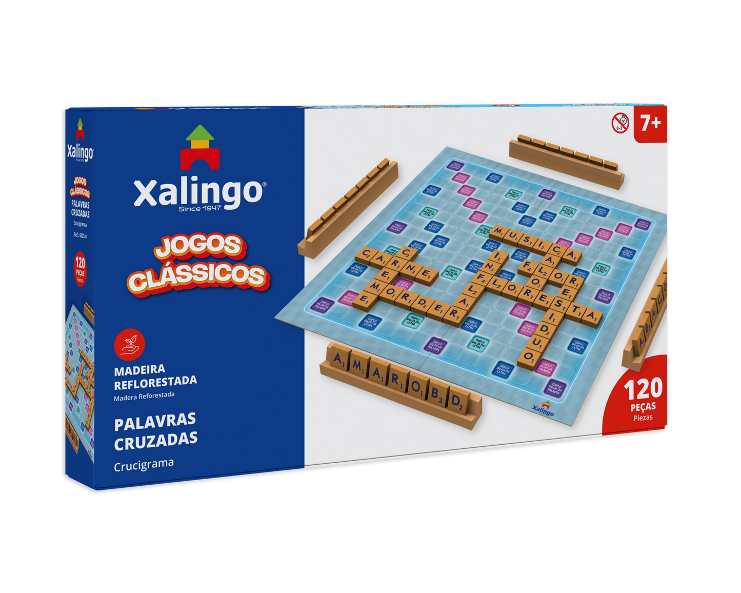 Jogo Palavras Cruzadas 120 Peças