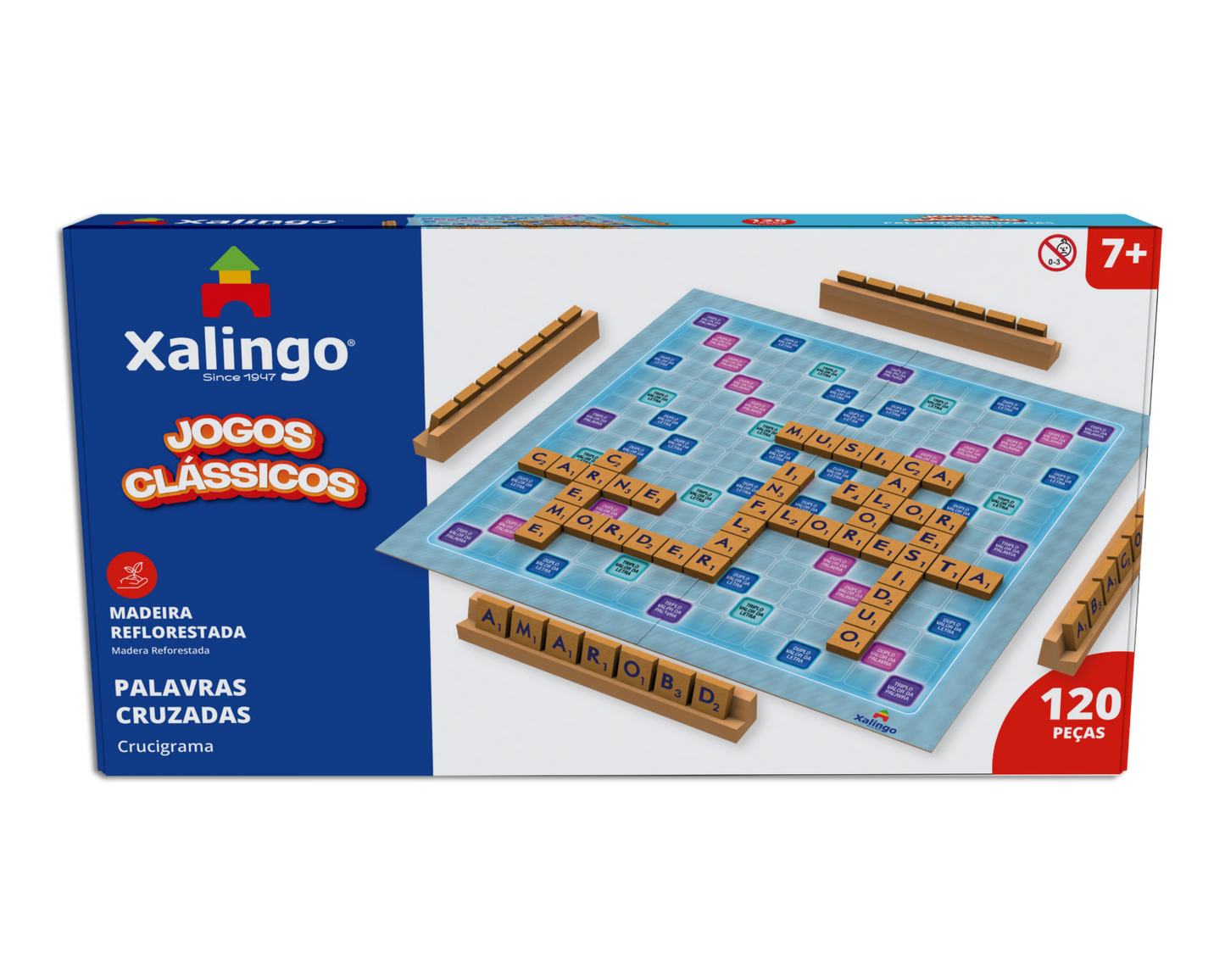 Jogo Palavras Cruzadas 120 Peças
