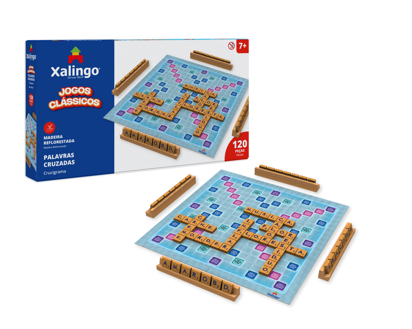 Jogo Palavras Cruzadas 120 Peças
