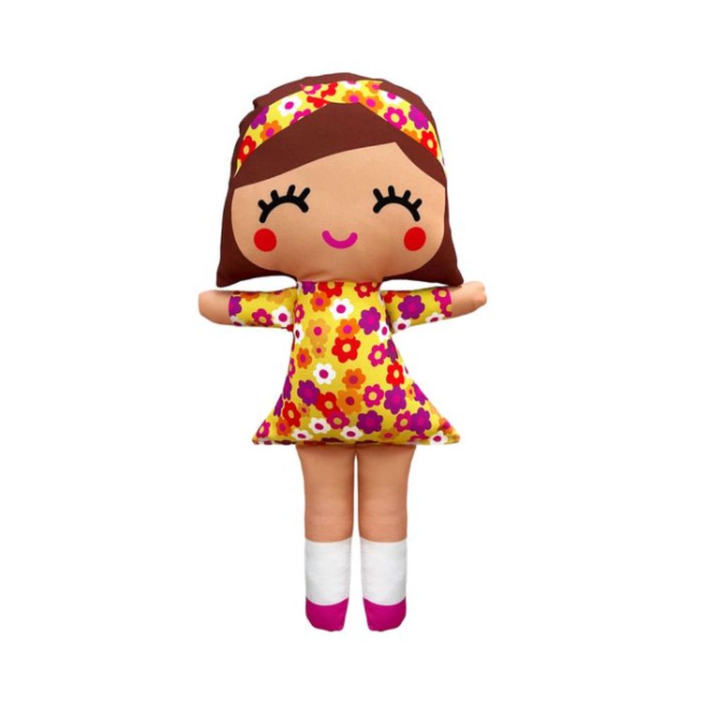 Boneca Sol Florida Amarela - 40x20cm