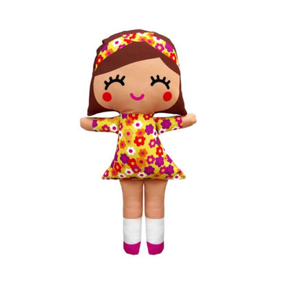 Boneca Sol Florida Amarela - 40x20cm