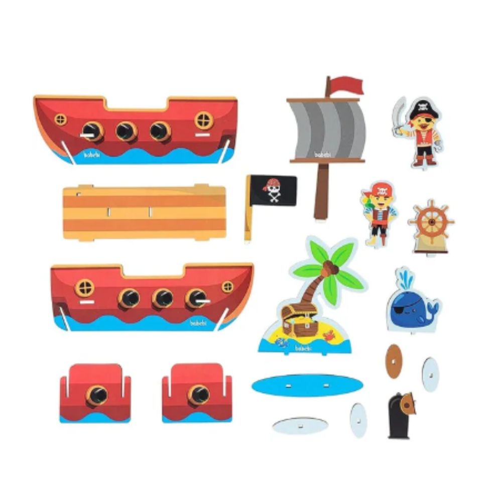 Quebra-Cabeça 3D Pirata