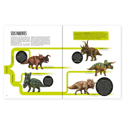 O Mundo do Tricerátops - Livro Interativo com Esqueleto 3D