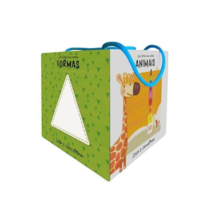 Leio e Construo: Livro com 10 Cubos para Bebês