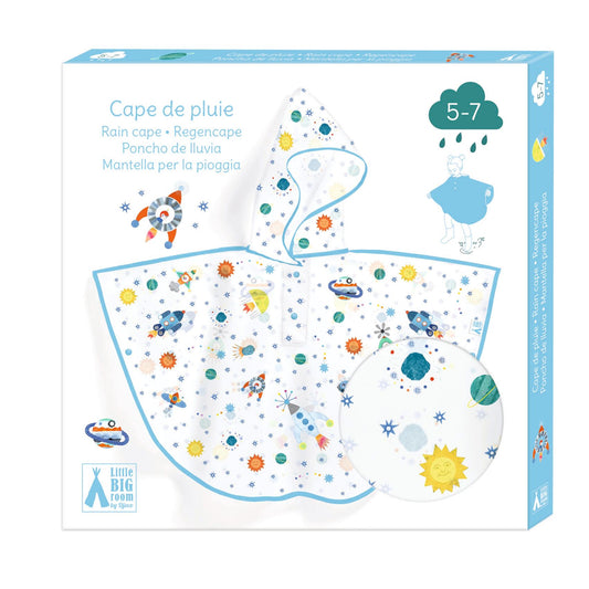 Capa de Chuva Infantil Grande - Foguete