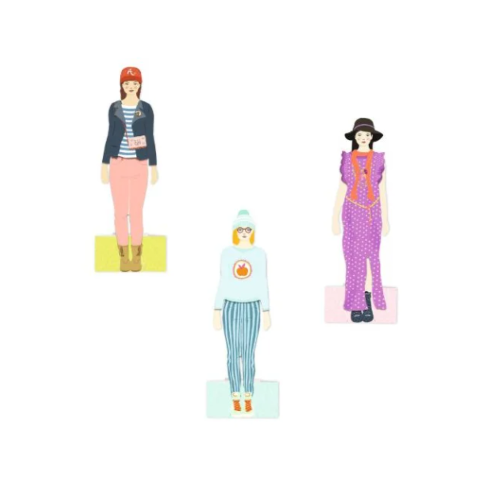 Quarto de Vestir - Bonecas de Papel com Roupas e Acessórios