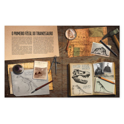 O Mundo do Tiranossauro - Livro Interativo com Esqueleto 3D