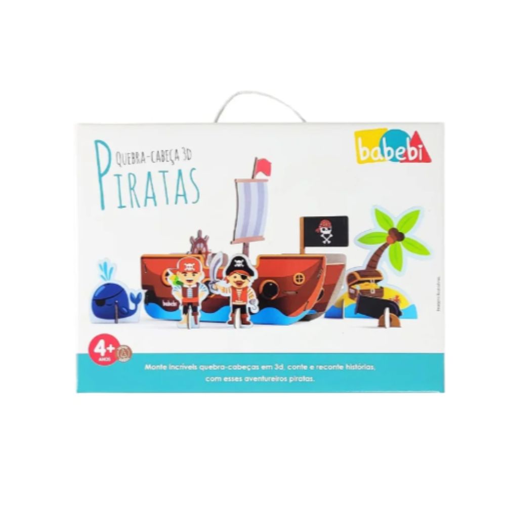 Quebra-Cabeça 3D Pirata