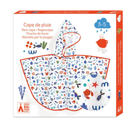 Capa de Chuva Infantil Pequena - Oceano