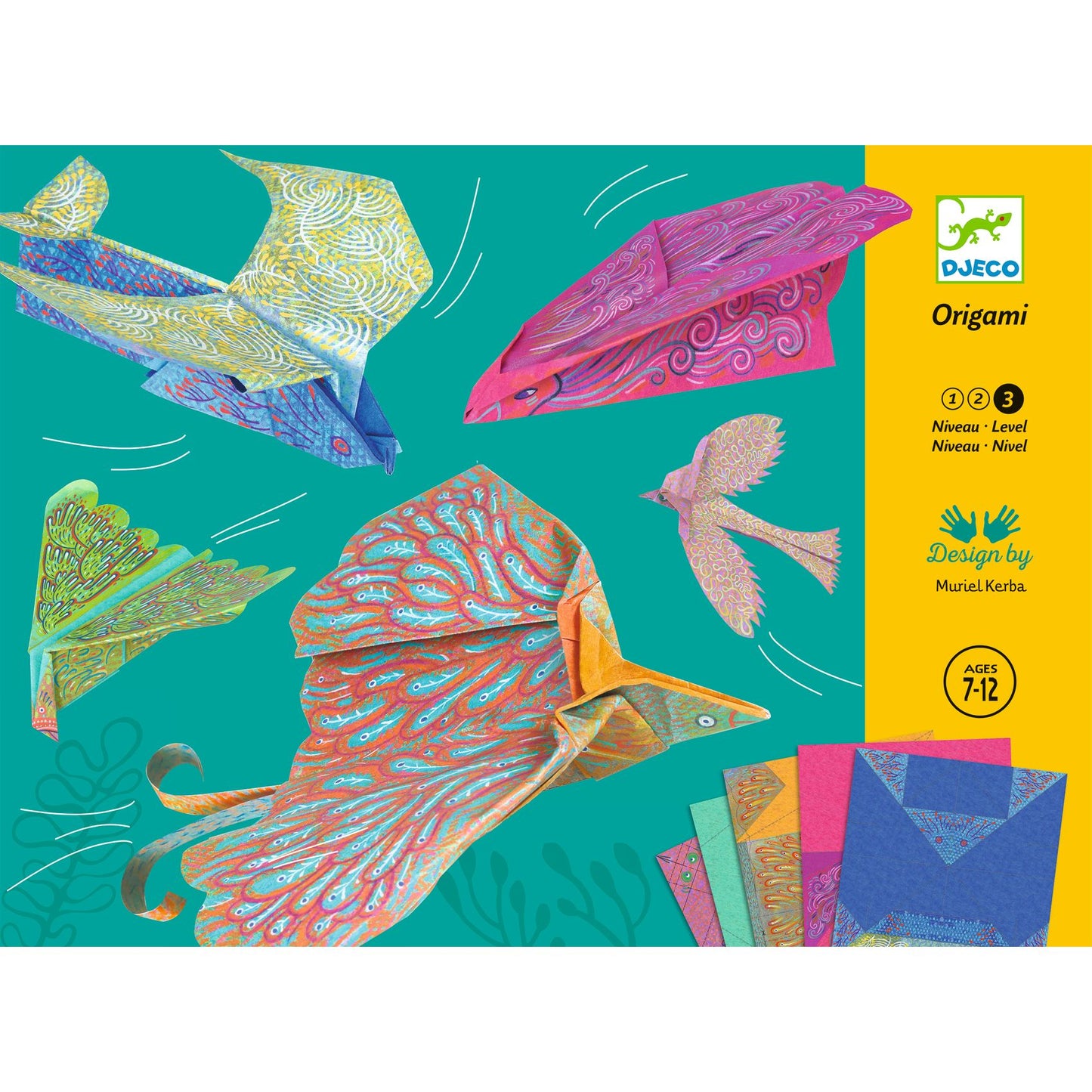 Dobradura Origami Asas Velozes