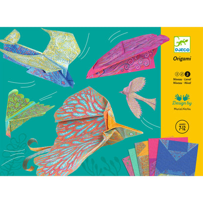Dobradura Origami Asas Velozes