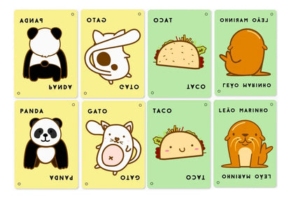 Taco Gato Cabra Queijo Pizza: ao Contrário
